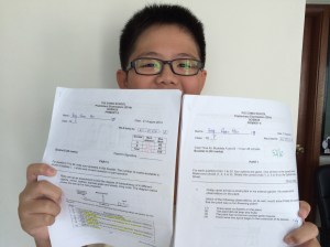 Student gets good grades with the proper help and good attitude towards his studies. 