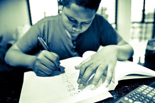 eduKate Singapore Tampines Tuition Centre Student doing Secondary Math