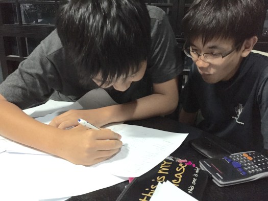 English Tuition in Punggol, student attempts the GCE O level past year papers