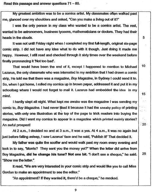 yishun free test paper tuition henry_park_2019_sa2a