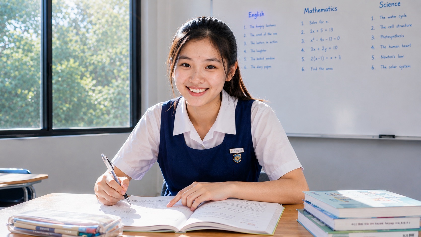 Secondary 1 English tuition small group classroom at eduKate